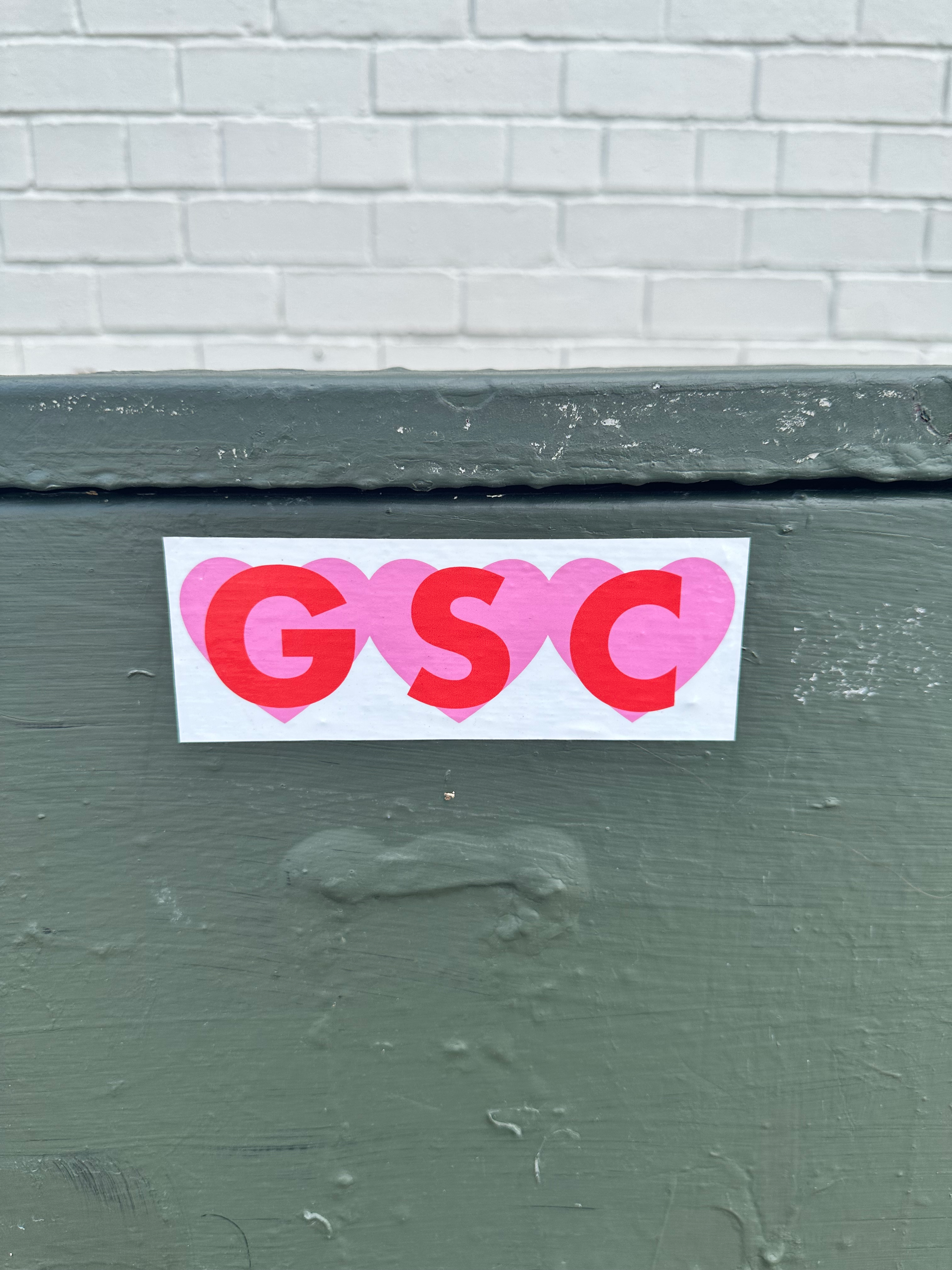 GSC Hearts Sticker
