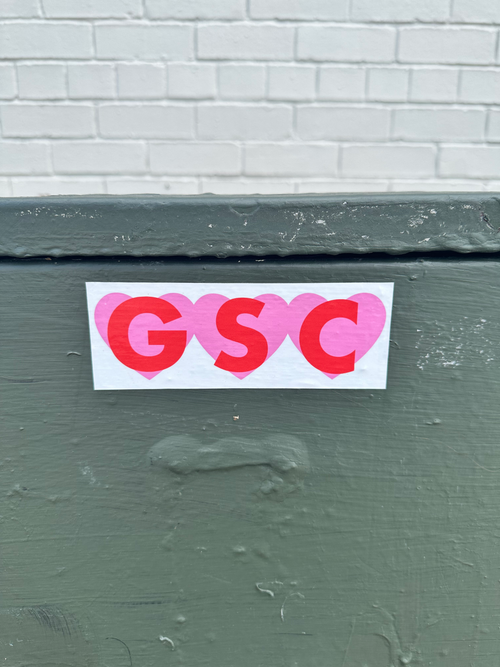 GSC Hearts Sticker