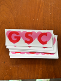 GSC Hearts Sticker