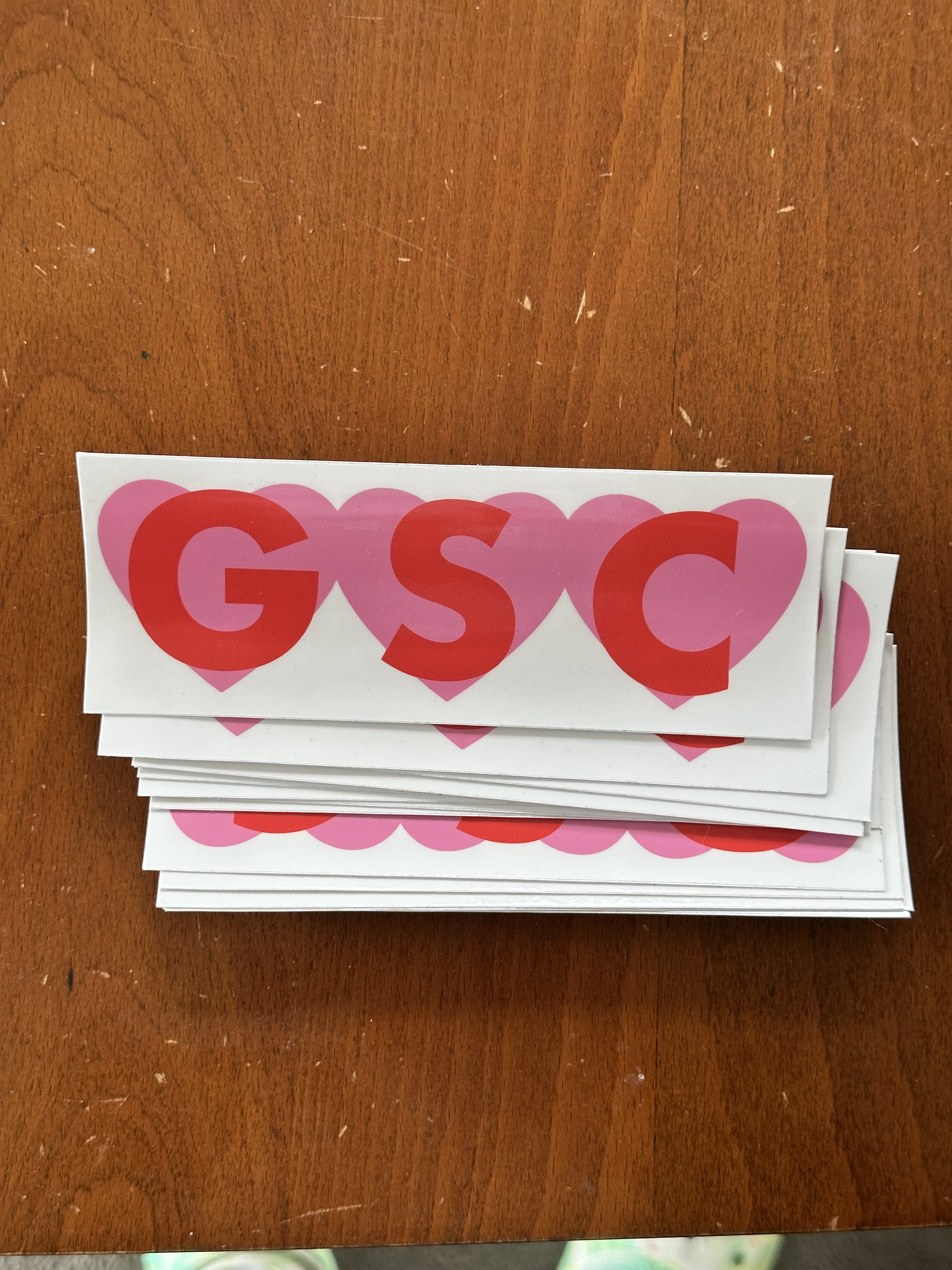 GSC Hearts Sticker